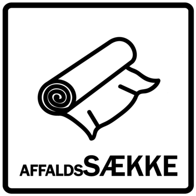 Piktogram - Affaldssække