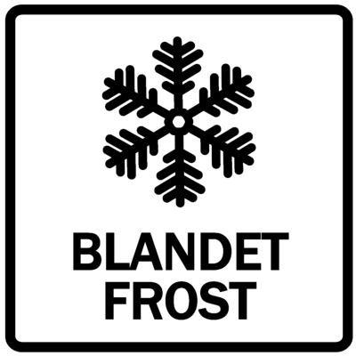 Piktogram - Blandet frost