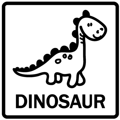Piktogram - Dinosaur