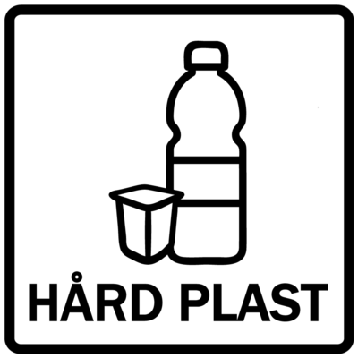 Sticker - Hård plast
