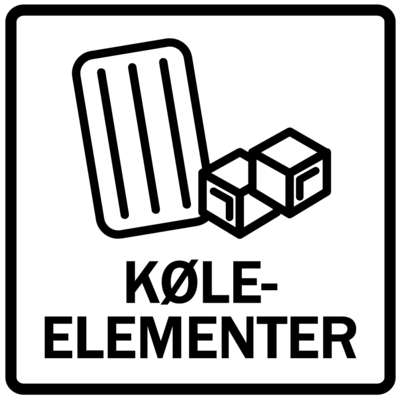 Piktogram - Køleelementer
