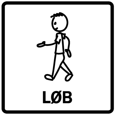 Magnet - Løb, mand