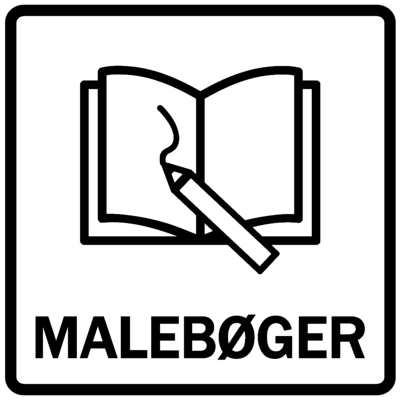 Sticker - Malebøger