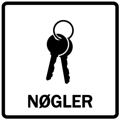 Piktogram - Nøgler