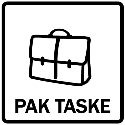 Piktogram - Pak taske