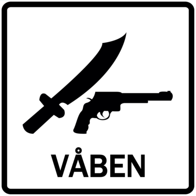 Sticker - Våben