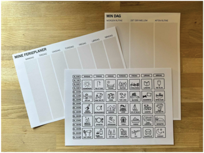Print selv - Feriestruktur