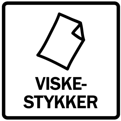 Piktogram - Viskestykker