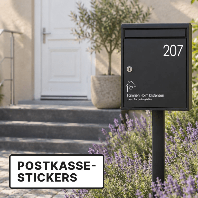 stickers til postkassen