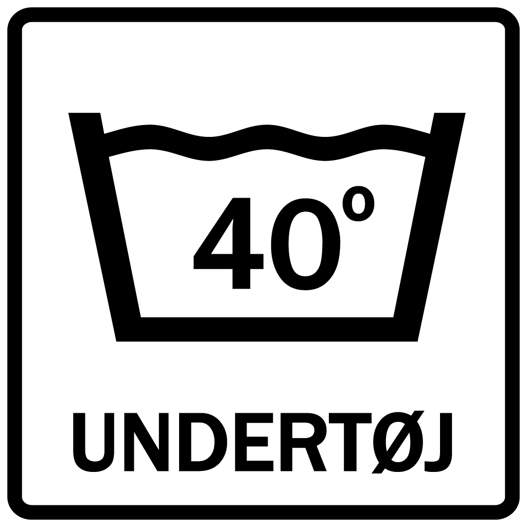Vaskemærker - 40 grader